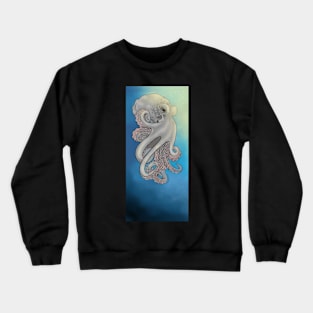 Octopus Swimming Crewneck Sweatshirt